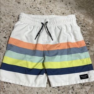 Abercrombie Kids Striped Swim Shorts